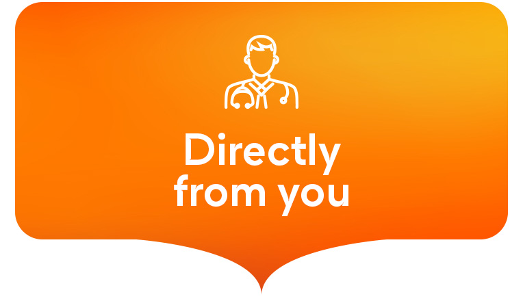 Directly from you Directly from you