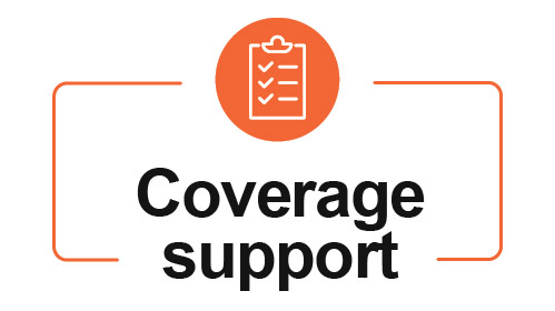 Coverage support