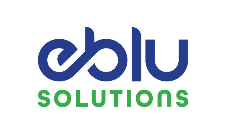 E Blue logo